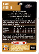 2002 Topps Total Paul Rigdon