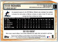 2019 Topps Big League Trevor Richards #135 Rookie