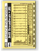 1990 Topps Tiffany Jeff Treadway