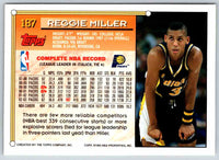 1993 Topps Reggie Miller #187
