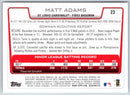 2012 Bowman Matt Adams