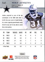 2008 Upper Deck First Edition Mike Jenkins #161 Rookie