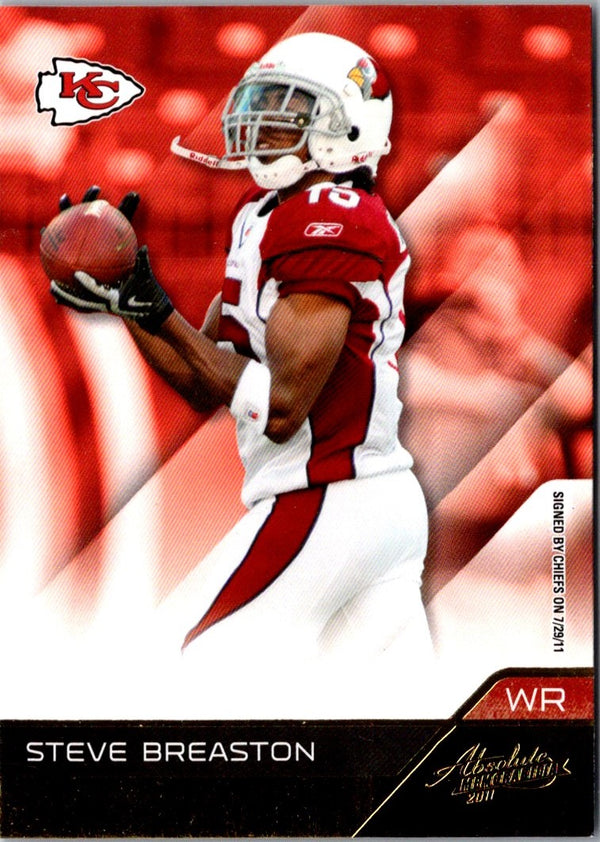 2011 Panini Absolute Memorabilia Steve Breaston #2