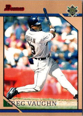 1996 Bowman Greg Vaughn #90