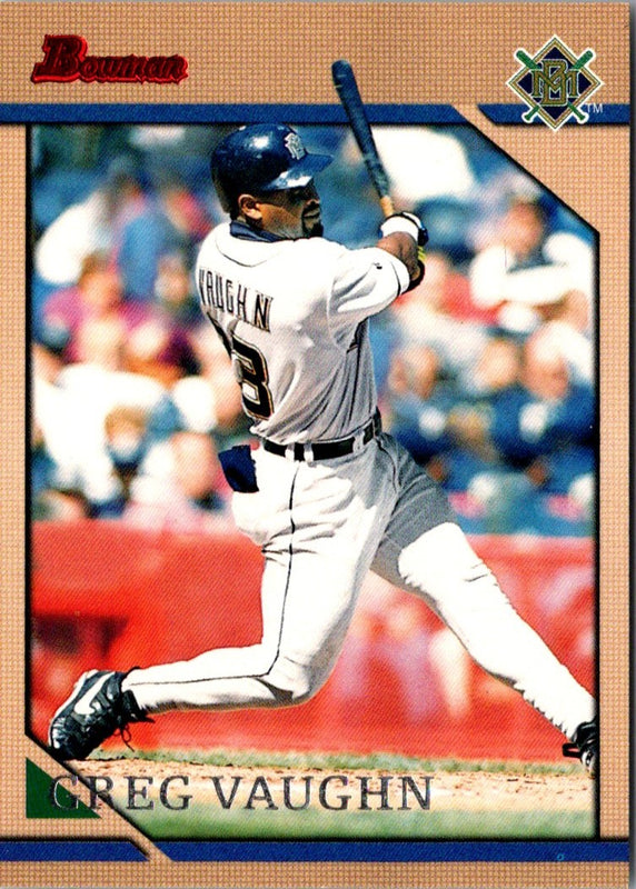 1996 Bowman Greg Vaughn #90