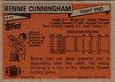 1981 Topps Bennie Cunningham