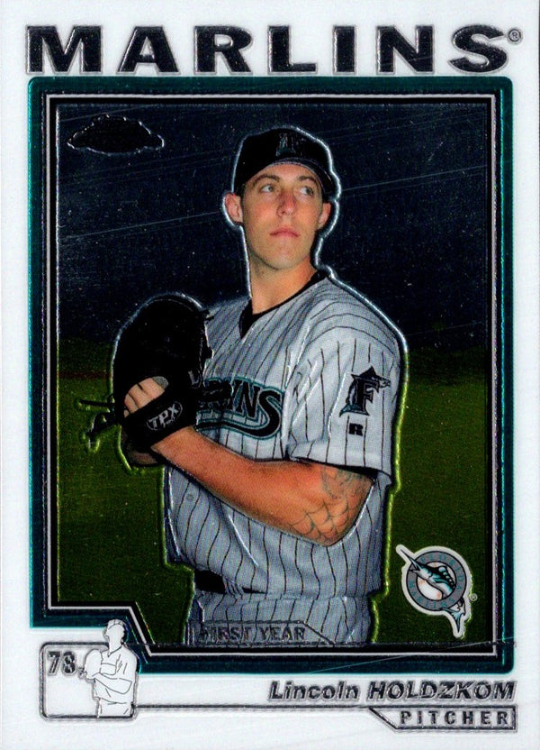 2004 Topps Traded & Rookies Lincoln Holdzkom #T202 Rookie