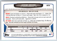 2013 Bowman Jeremy Moore #BP34