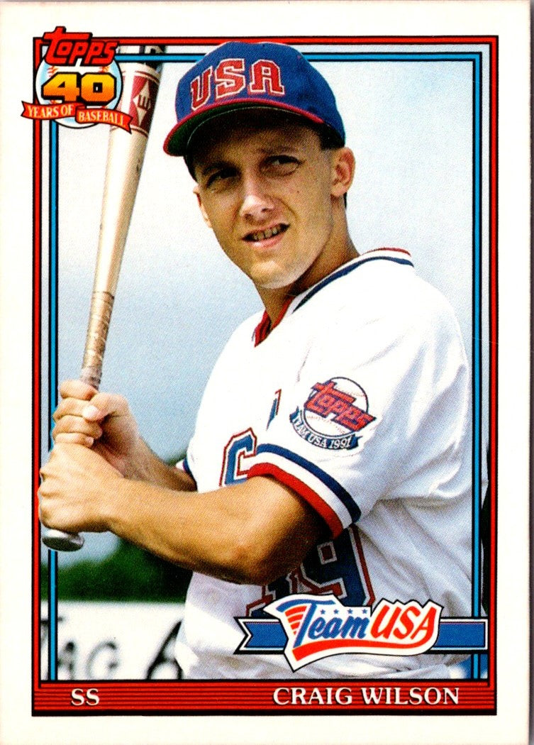 1991 Topps Traded Craig Wilson