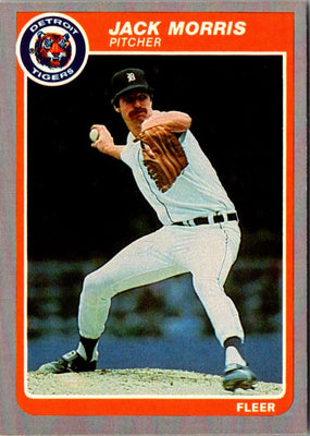 1985 Fleer Jack Morris #18