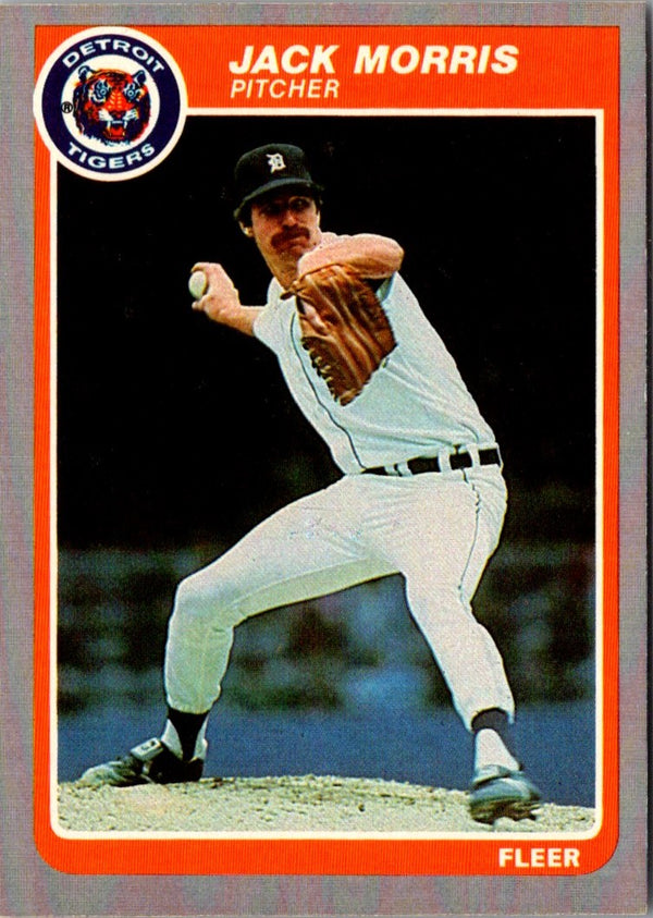 1985 Fleer Jack Morris #18