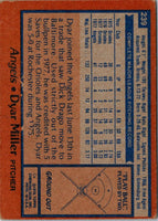 1978 Topps Dyar Miller #239