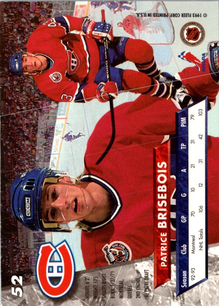 1993 Ultra Patrice Brisebois