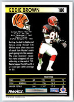 1991 Pinnacle Eddie Brown #180