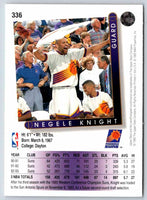 1993 Upper Deck Negele Knight #336