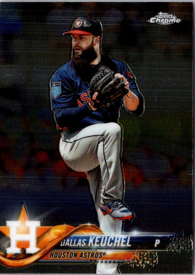 2018 Topps Chrome Dallas Keuchel #166