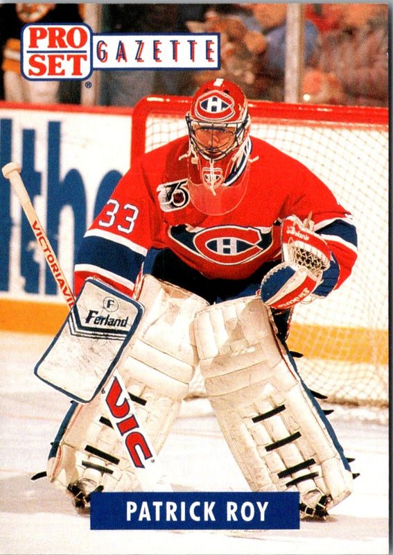 1991 Pro Set Gazette Patrick Roy #2