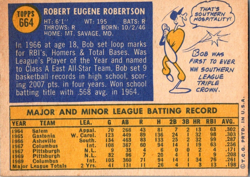 1970 Topps Bob Robertson