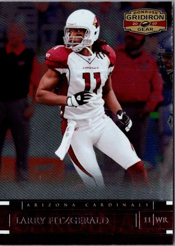 2007 Donruss Gridiron Gear Larry Fitzgerald #40