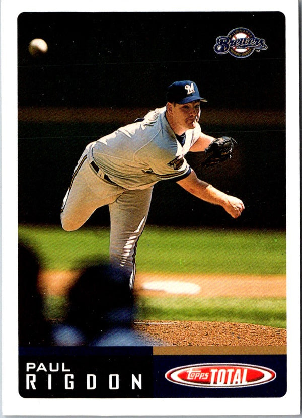 2002 Topps Total Paul Rigdon #618