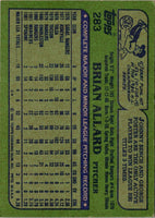 1982 Topps Brian Allard #283