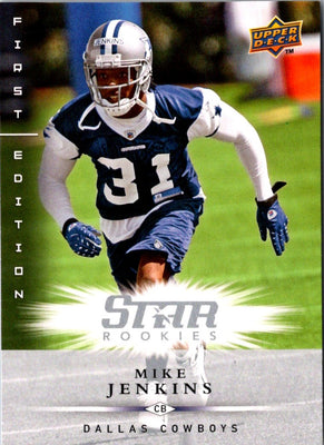 2008 Upper Deck First Edition Mike Jenkins #161 Rookie