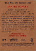 2006 Bowman Heritage Prospects Dexter Fowler #BHP37