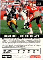1992 SkyBox Primetime Dwight Stone #333