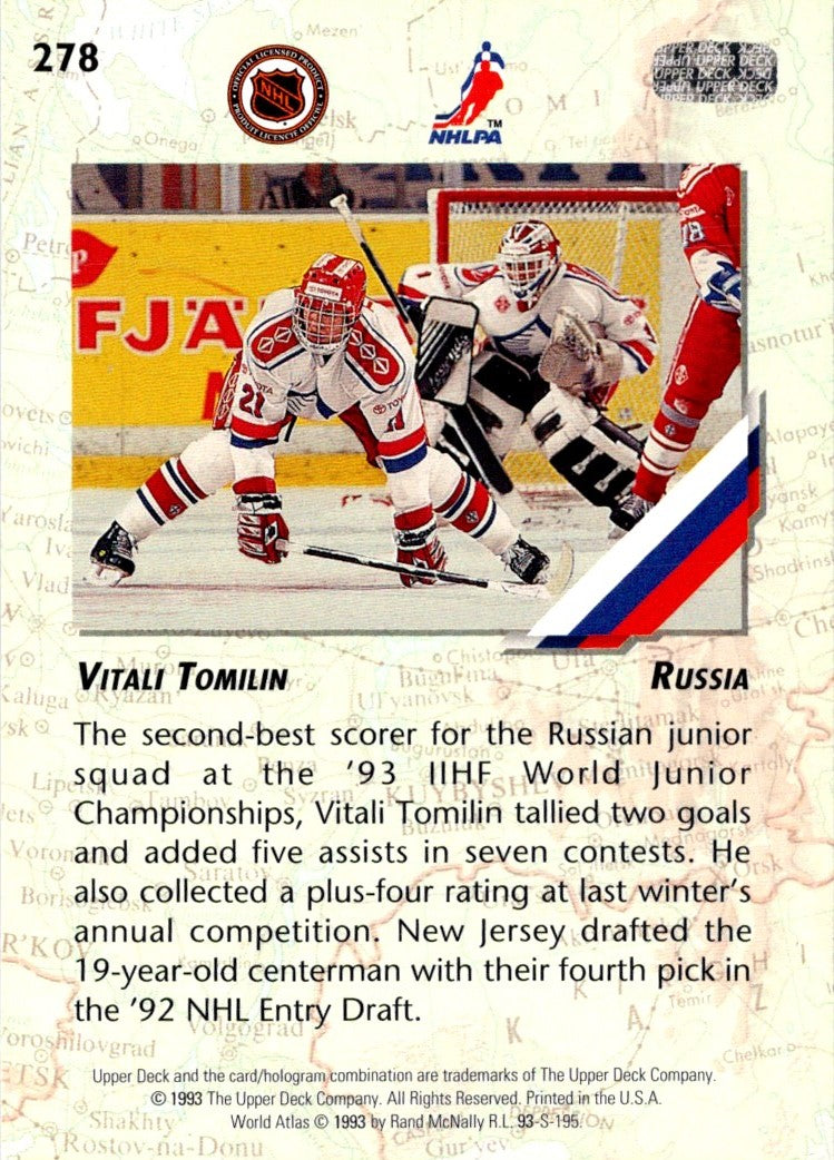 1993 Upper Deck Vitali Tomilin