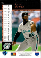 1994 Upper Deck Ryan Bowen #78