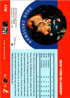 1990 Pro Set Doug Crossman #179