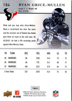 2008 Upper Deck First Edition Ryan Grice-Mullen #184 Rookie