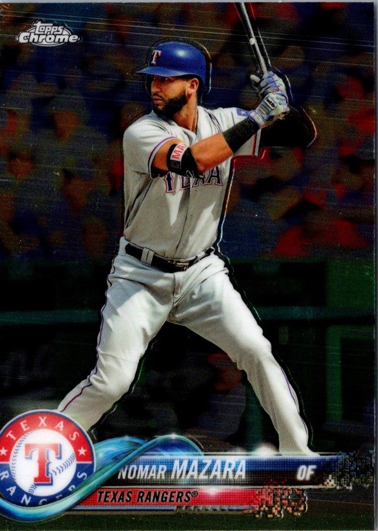 2018 Topps Chrome Nomar Mazara