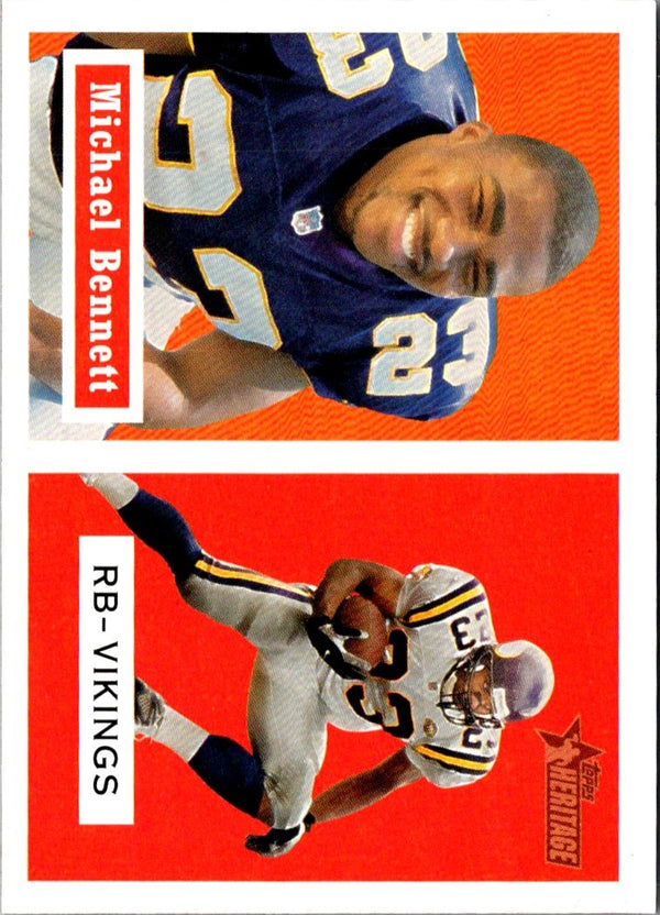 2002 Topps Heritage Michael Bennett #101
