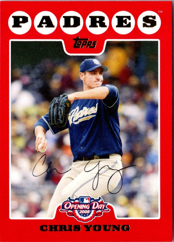 2008 Topps Opening Day Chris Young #29