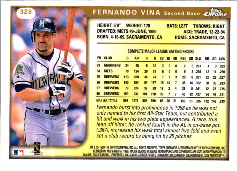 1999 Topps Fernando Vina