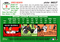2012 Topps Archives Jered Weaver #3