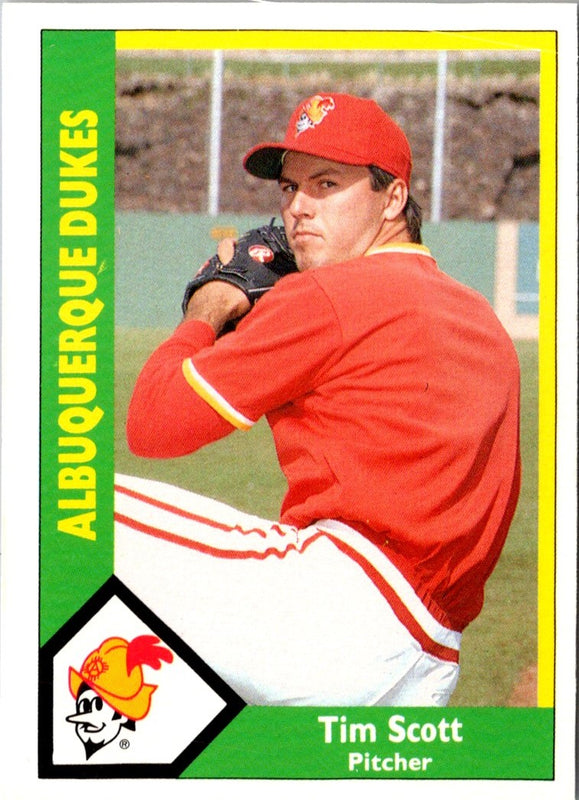 1990 CMC Albuquerque Dukes Tim Scott #9