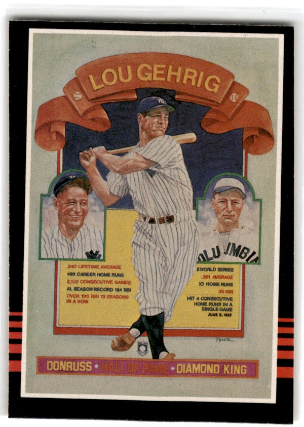 1985 Leaf Lou Gehrig #635