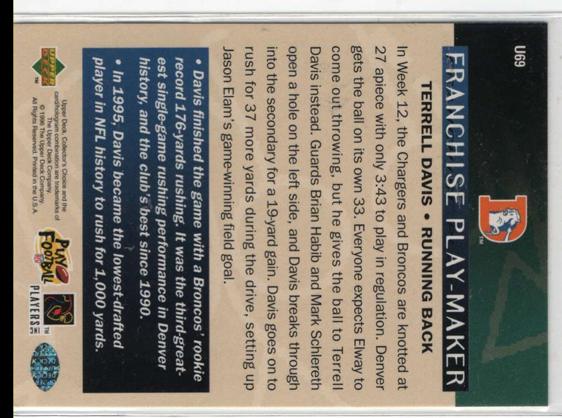 1996 Collector's Choice Update Terrell Davis