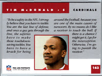 1991 Pro Line Portraits Tim McDonald #163