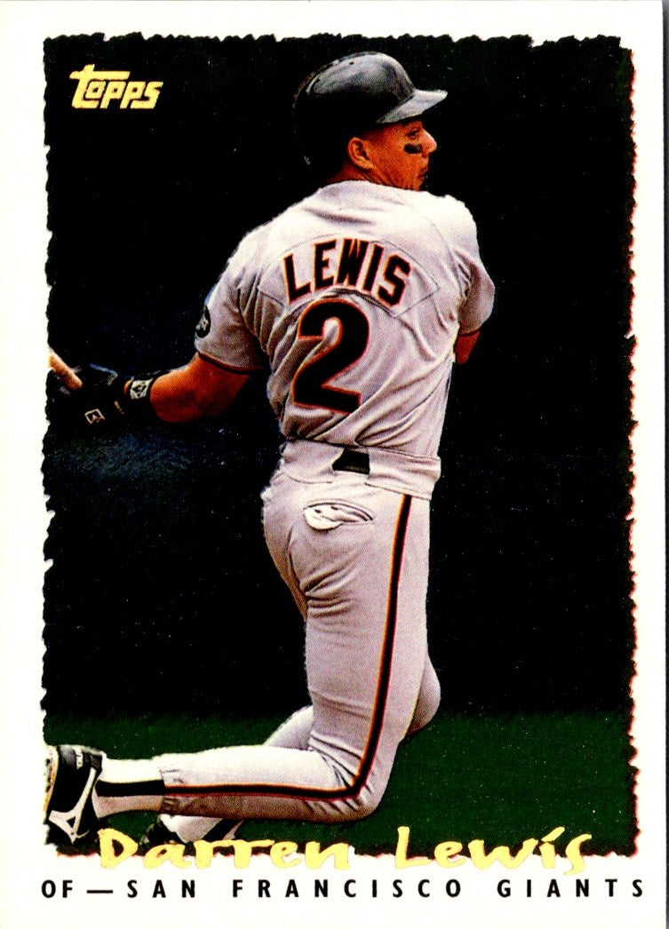 1995 Topps CyberStats (Spectralight) Darren Lewis