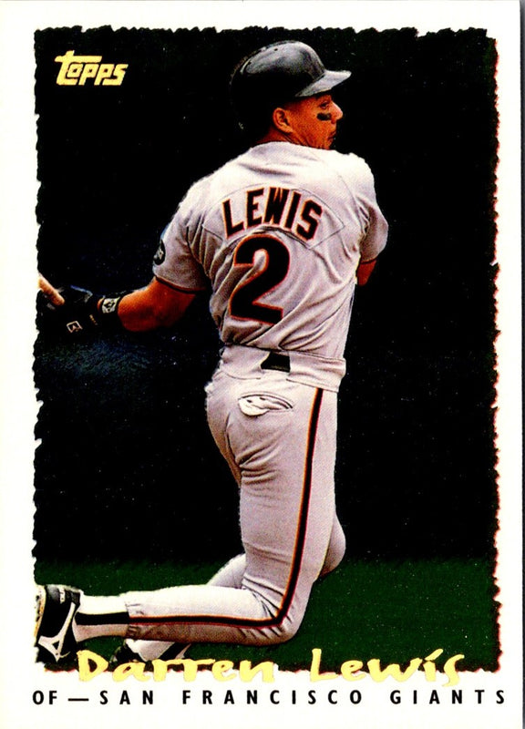 1995 Topps CyberStats (Spectralight) Darren Lewis #31