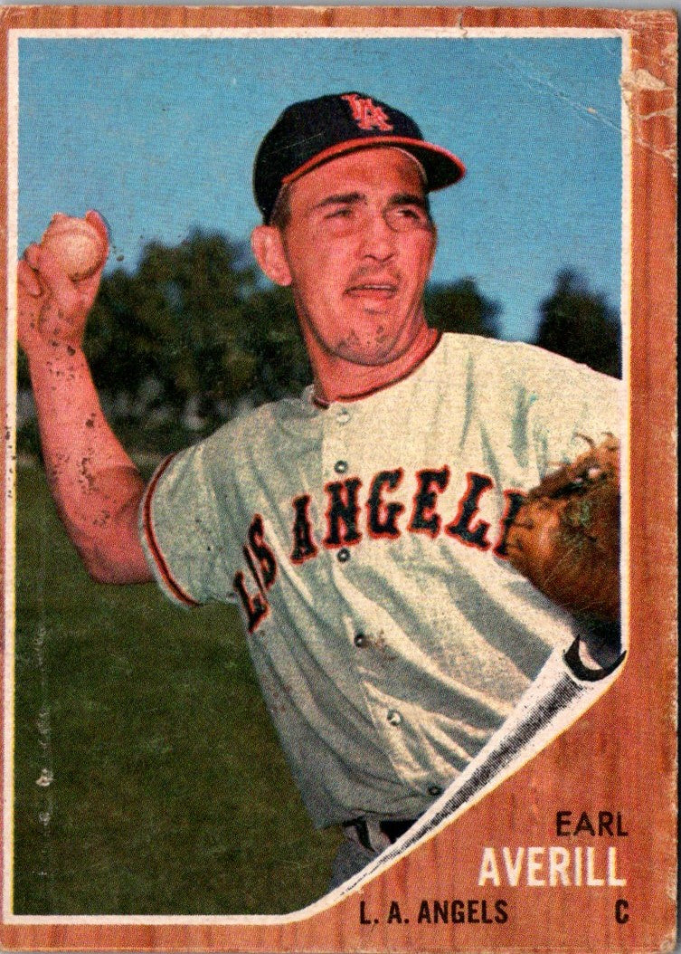 1962 Topps Earl Averill