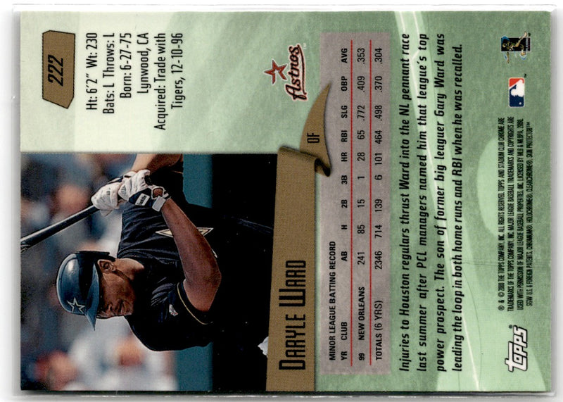 2000 Stadium Club Daryle Ward