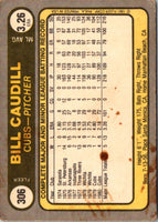 1981 Fleer Bill Caudill #306