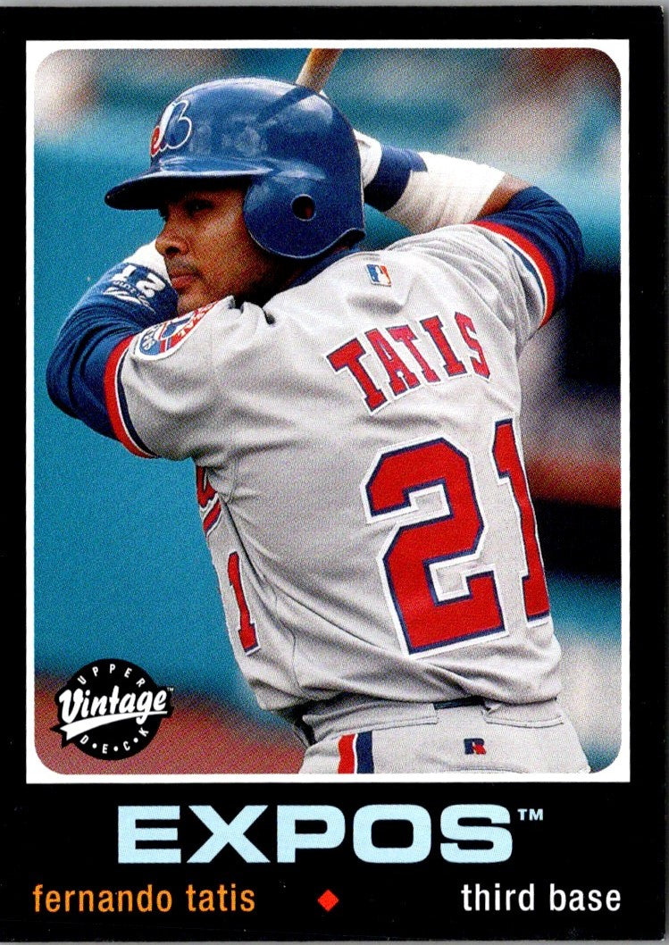 2002 Upper Deck Vintage Fernando Tatis