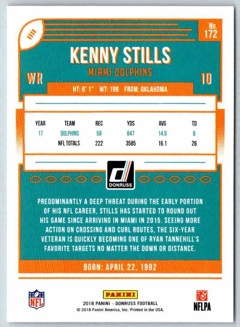 2018 Donruss Kenny Stills