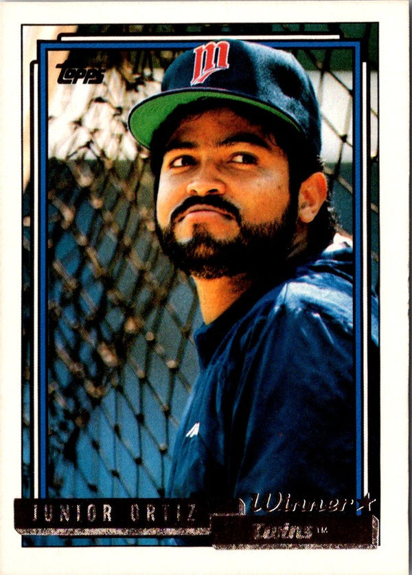 1992 Topps Junior Ortiz #617