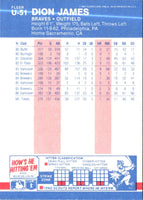 1987 Fleer Update Glossy Dion James #U-51